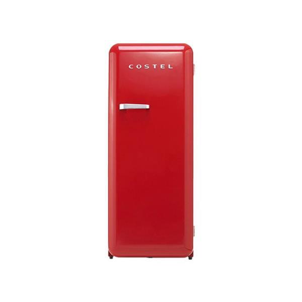 [코스텔] 모던 레트로 에디션 냉장고 빈티지레드 281L