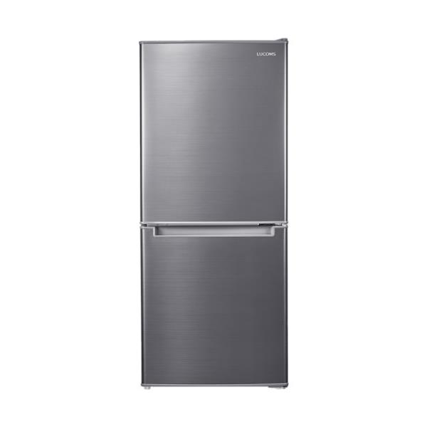 [루컴즈전자] 슬림형 상냉장 하냉동 냉장고 106L 메탈실버