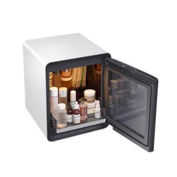 [삼성] 비스포크 미니 큐브 냉장고 25L 화이트 (투명도어)+뷰티&amp;헬스 수납존