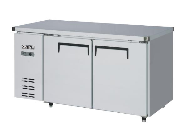 [키스템] 직냉식 업소용 반찬냉장고 가로 1500 올스텐 뒷줄밧드1/3 1/6 전용 405L