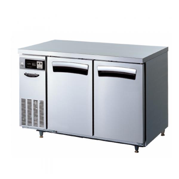 [라셀르] 간냉식 올스텐 업소용 테이블형 냉동고 300L 2도어 가로 1200 자동성에제거