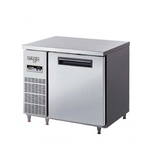[라셀르] 직냉식 업소용 디지털 냉동고 184L 1도어 가로 900 내부스텐 외부메달 자동성에X