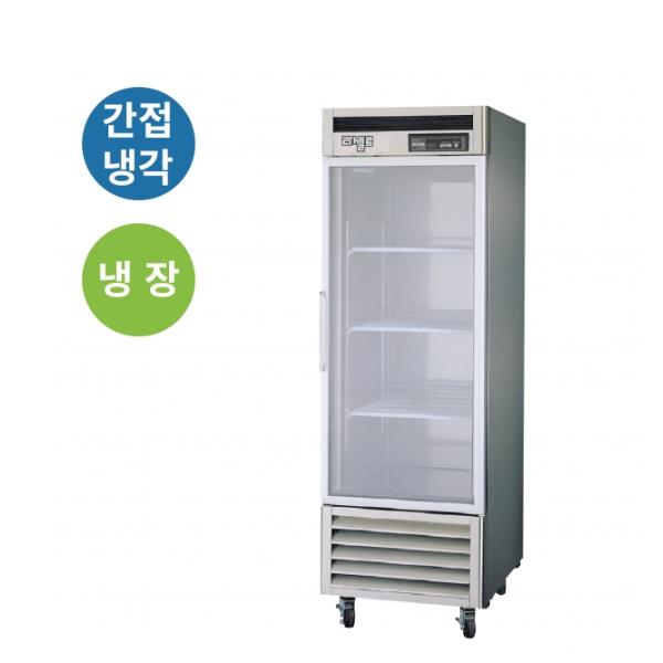 [라셀르] 간냉식 올스텐 유리도어 업소용 냉장고 600L 1도어 자동성에제거