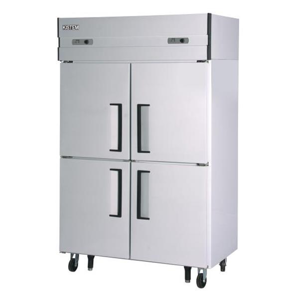 [키스템] 직냉식 업소용냉장고 냉장전용 수직형 45박스 4도어 올스텐 820L