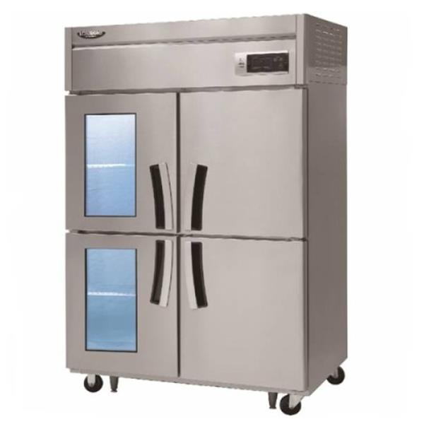 [라셀르] 간냉식 올스텐 45BOX 업소용 LED 냉장고 1014L 냉장510L+냉동504L (냉장2칸 냉동2칸)