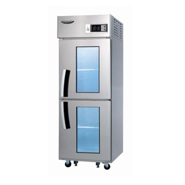 [라셀르] 직냉식 올스텐 25BOX 업소용 LED 냉장고 522L 유리도어 (냉장2칸)