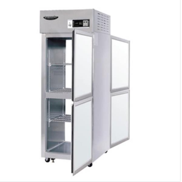 [라셀르] 올스텐 유리도어2 업소용 양문형 냉장고 508L 2도어 자동온도조절