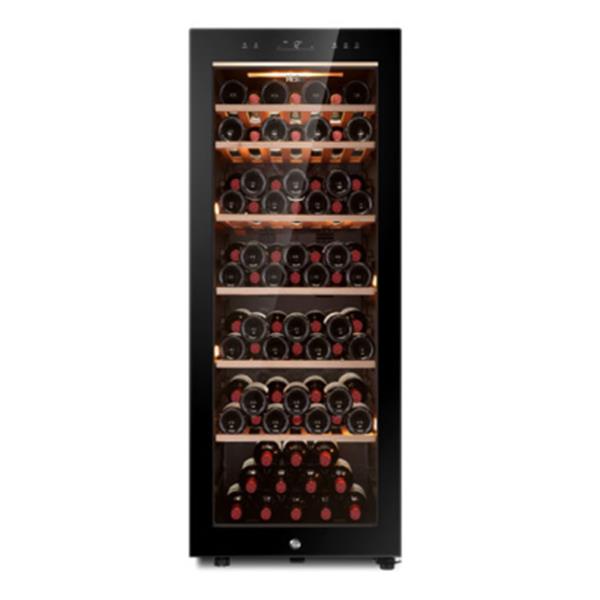 [하이얼] 와인셀러 냉장고 84병 터치컨트롤 블랙
