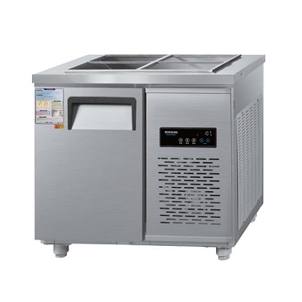 [그랜드우성] 직냉식 찬밧트 냉장고 105L (내부스텐)
