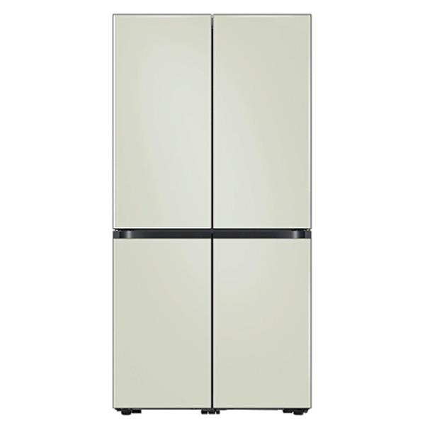 [삼성] 비스포크 4도어 냉장고 875L 새틴세이지그린