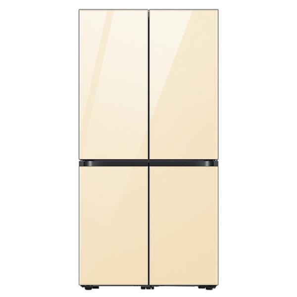 [삼성] 비스포크 4도어 냉장고 875L 글램바닐라