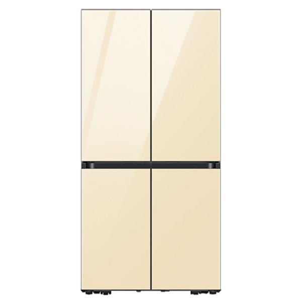 [삼성] 비스포크 키친핏 4도어 냉장고 615L 글램바닐라