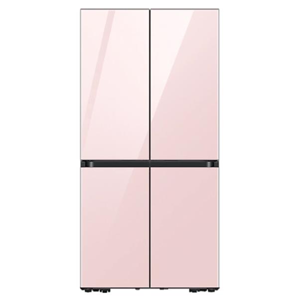 [삼성] 비스포크 키친핏 4도어 냉장고 615L 글램핑크