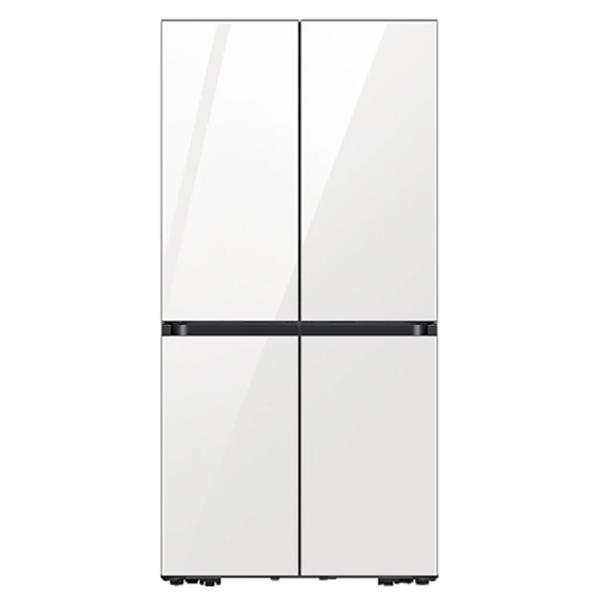 [삼성] 비스포크 키친핏 4도어 냉장고 615L 글램화이트
